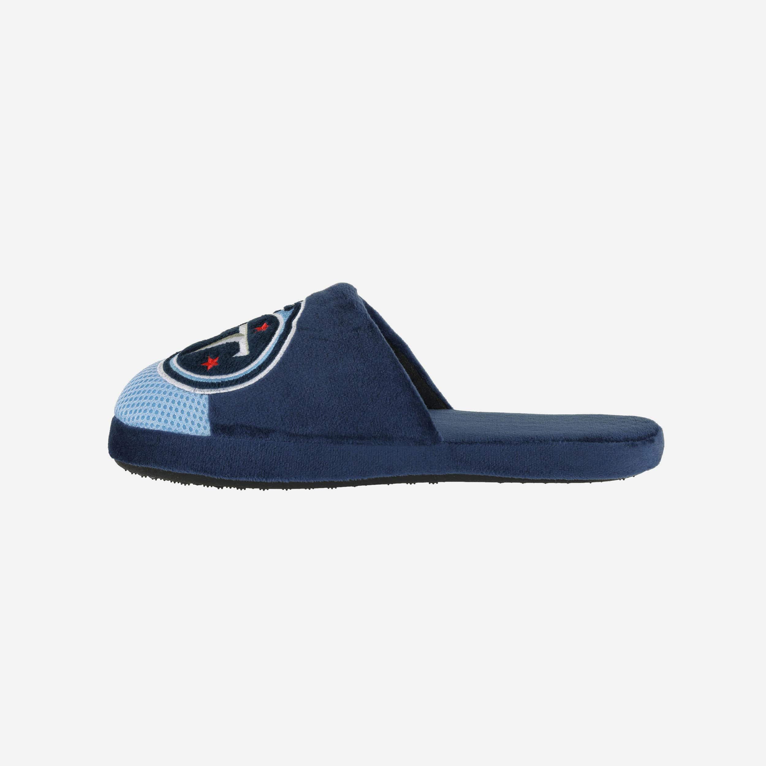 Tennessee Titans Team Logo Luxury Staycation Slippers