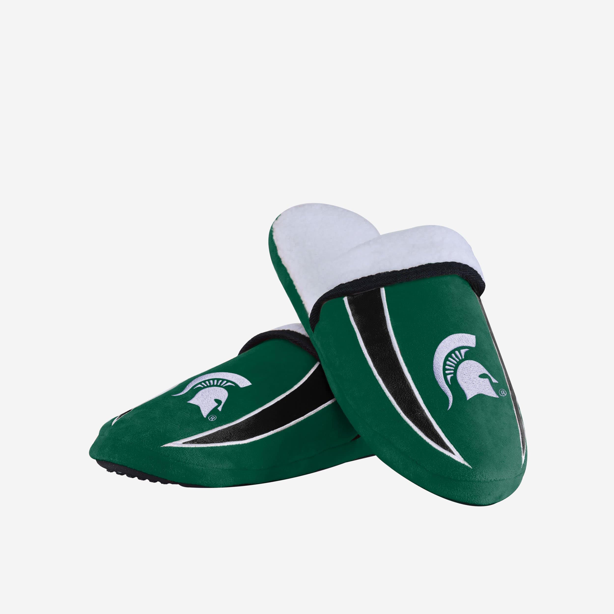 Michigan State Spartans Ultra - Comfort Sherpa Slide Slippers