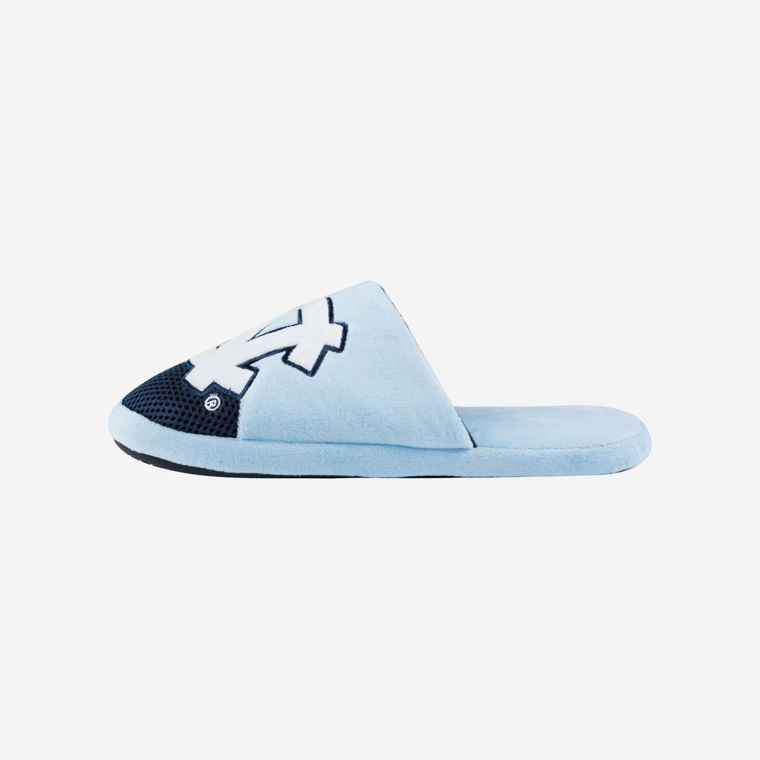 North Carolina Tar Heels Team Logo Paradise Staycation Slippers