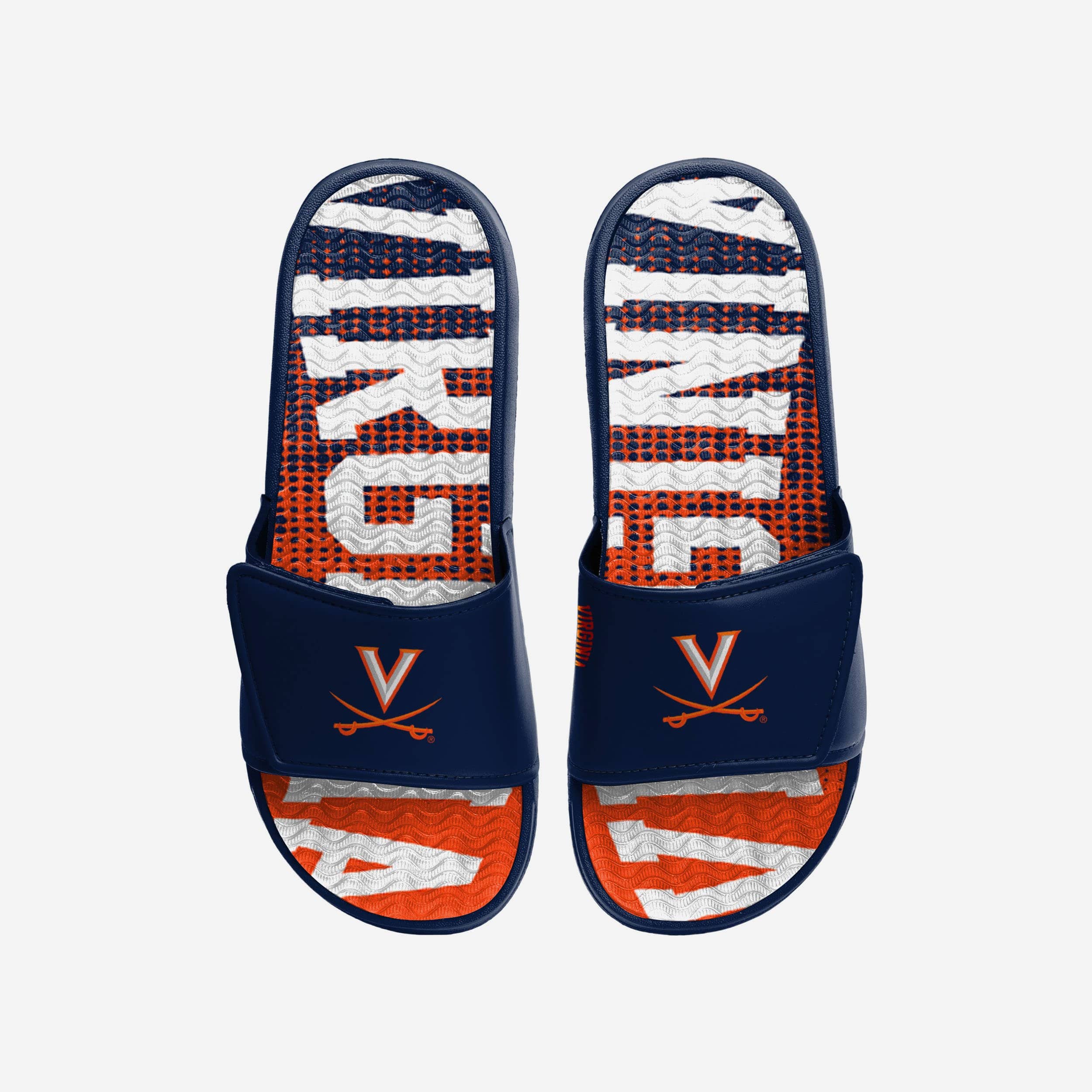 Virginia Cavaliers Gradient Wordmark Gel Slides - Comfort and Team Spirit Combined!