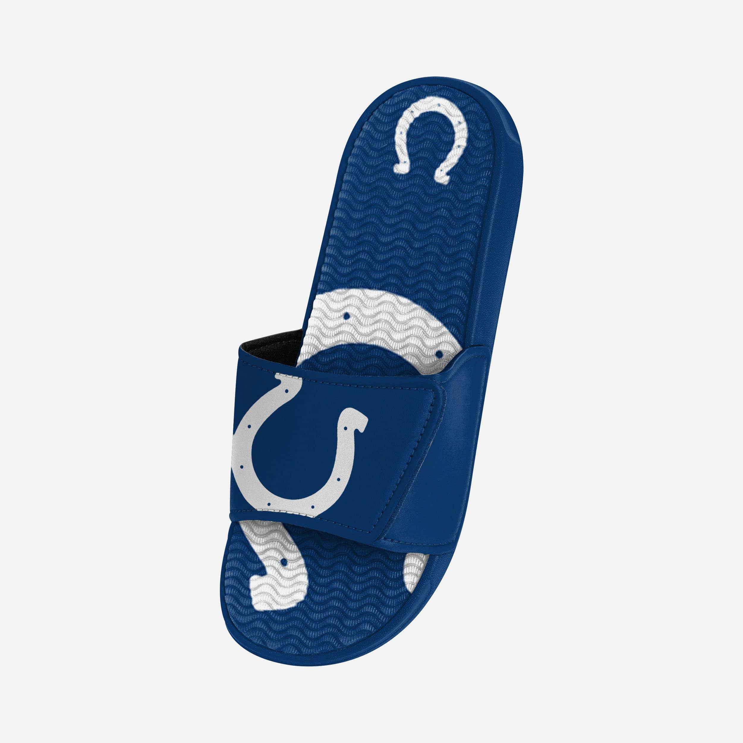Indianapolis Colts Gel Slides: Colorblock Big Logo Edition