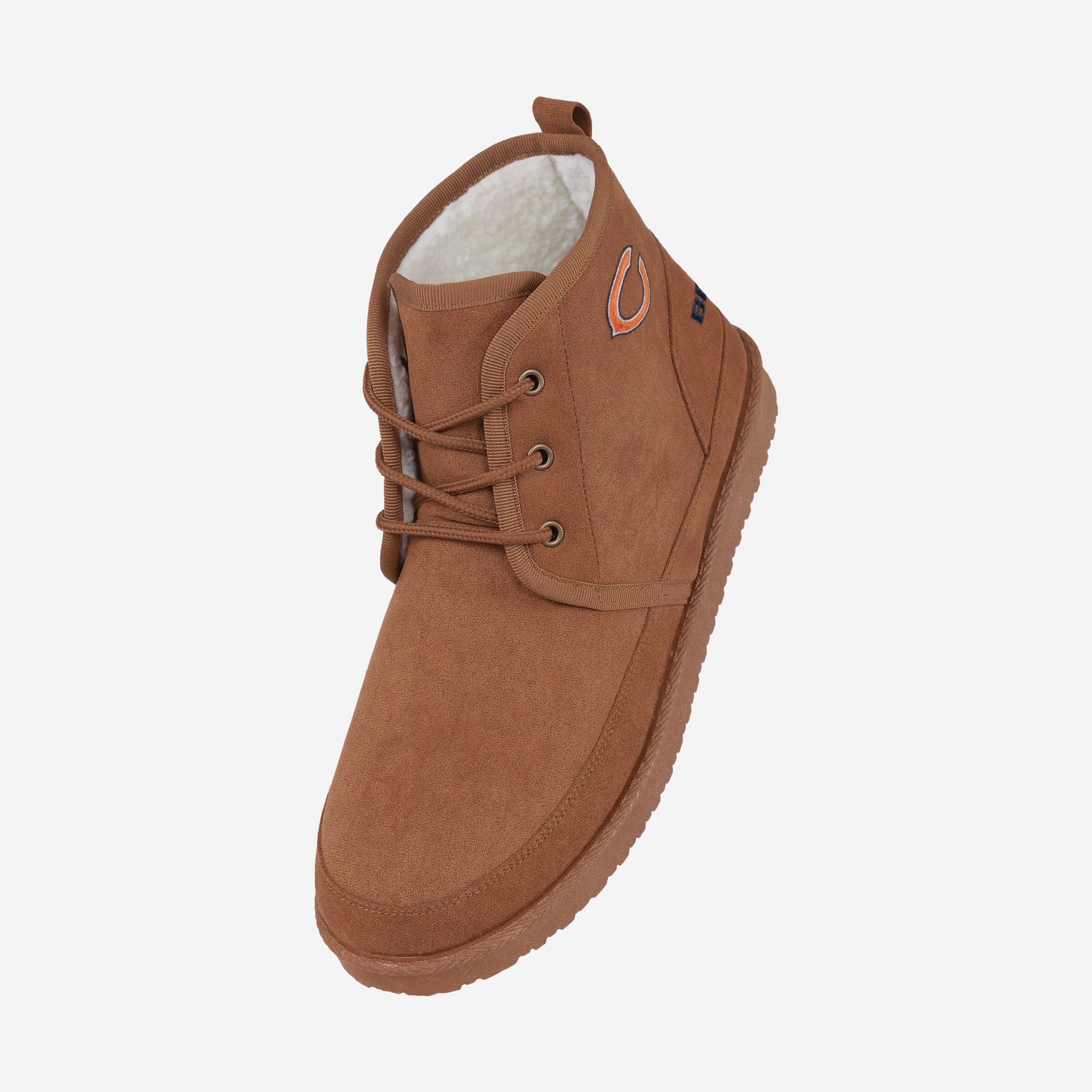 Chicago Bears Team Logo Sherpa Lined Boots - Stay Warm and Stylish!
