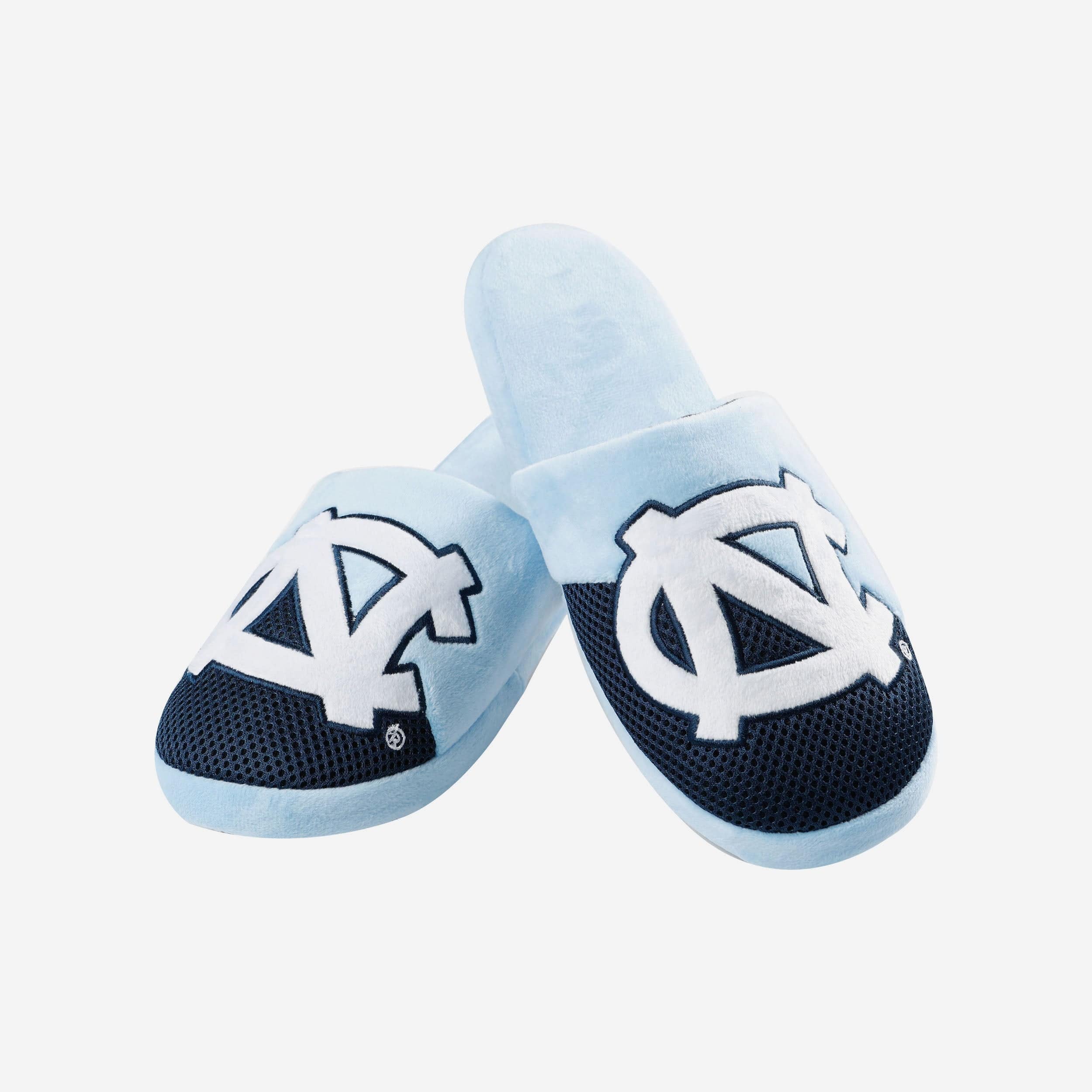 North Carolina Tar Heels Team Logo Paradise Staycation Slippers