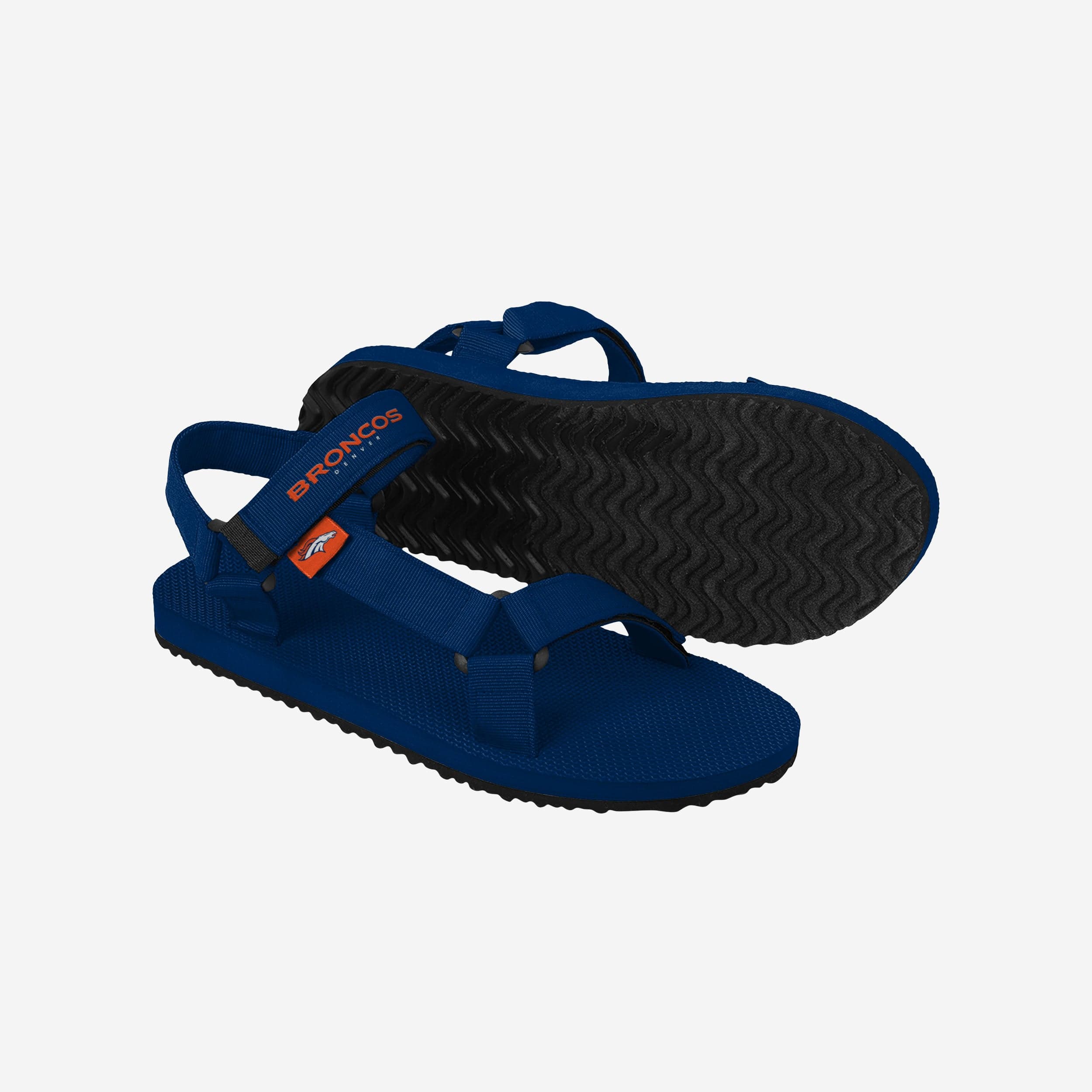 Denver Broncos Men's Stylish Solid Strap Sandals