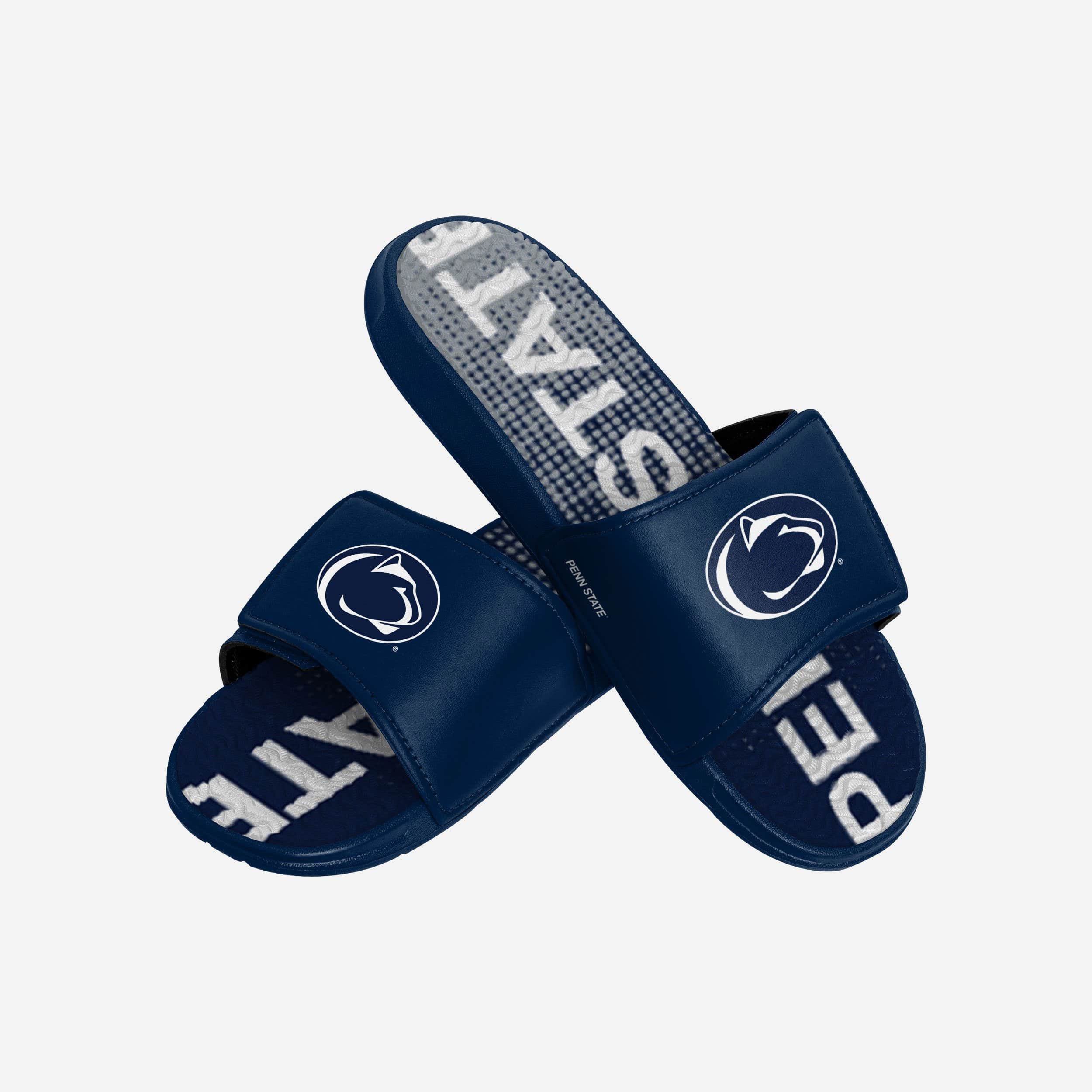 Penn State Nittany Lions Gradient Wordmark Gel Slides - Comfort and Team Spirit!