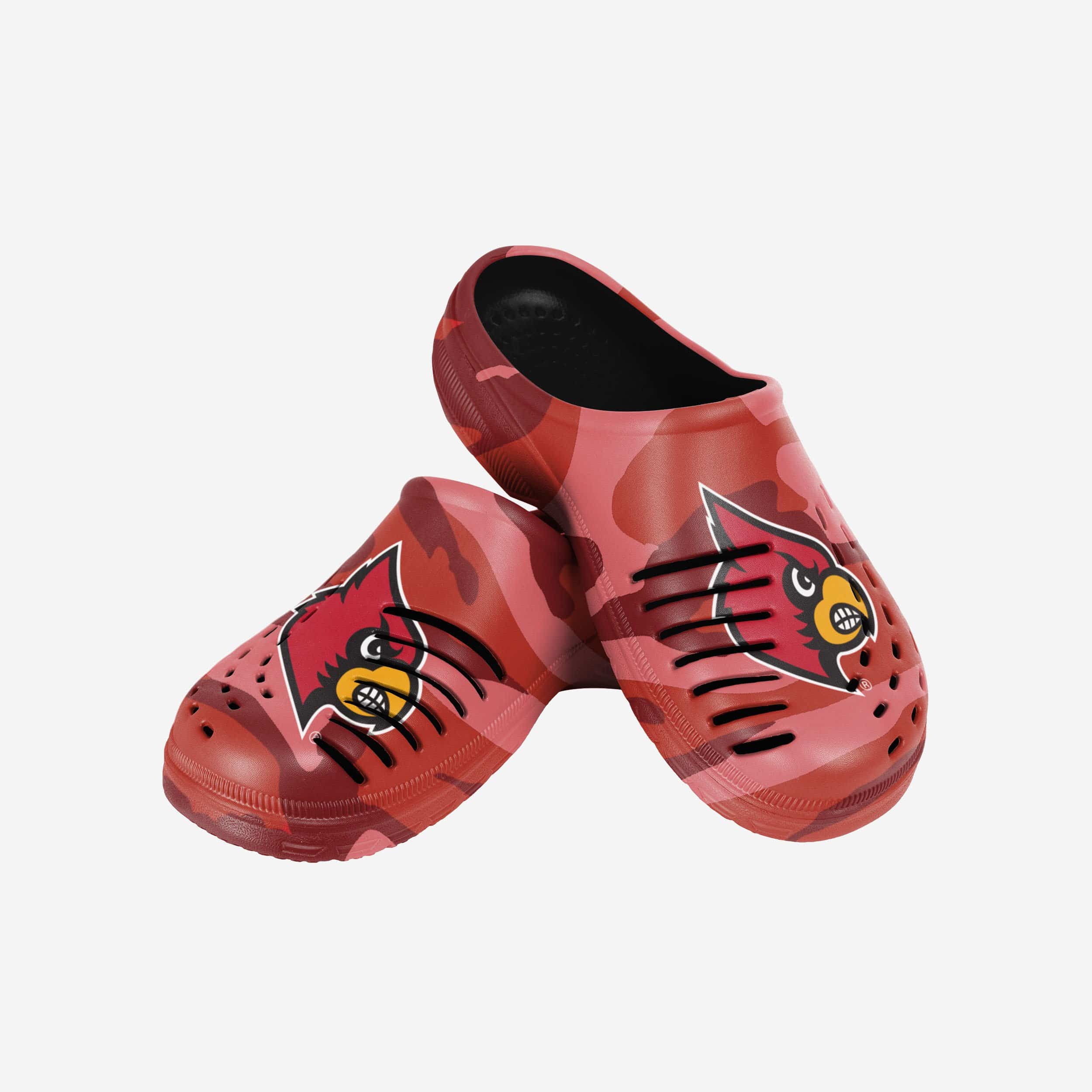 Louisville Cardinals Tonal Camo Clogs - Show Your Fandom!