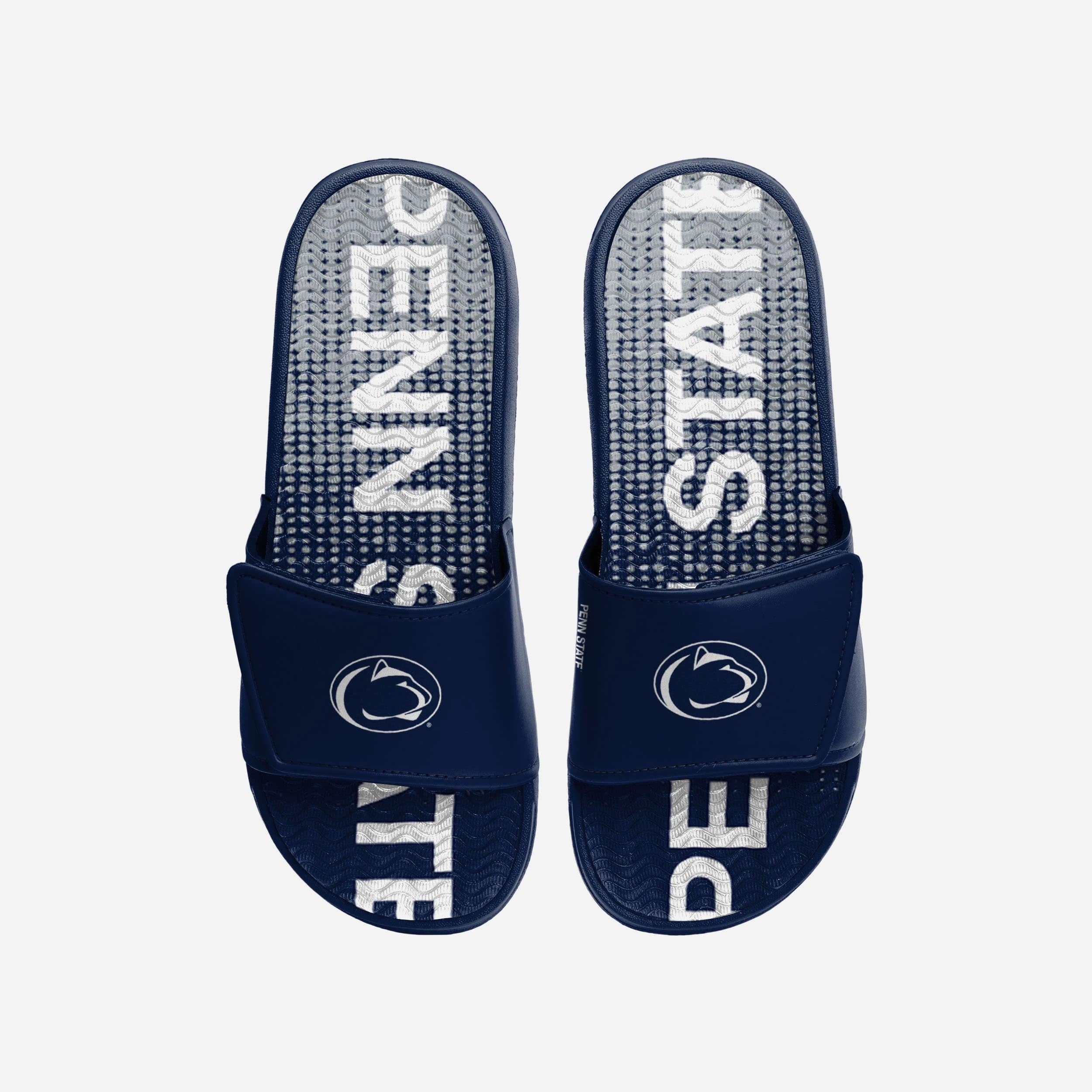 Penn State Nittany Lions Gradient Wordmark Gel Slides - Comfort and Team Spirit!