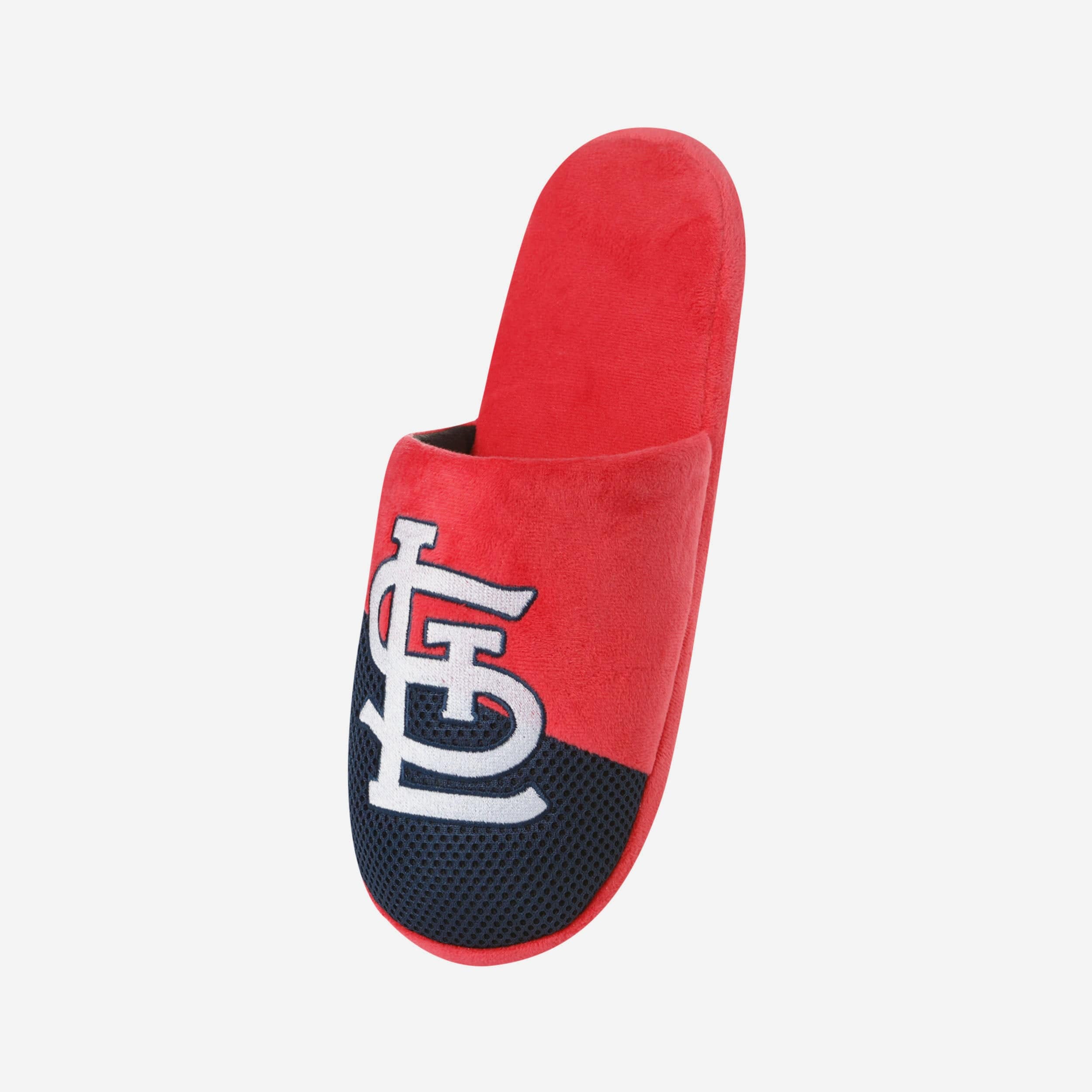 St Louis Cardinals Team Logo Luxury Staycation Slippers