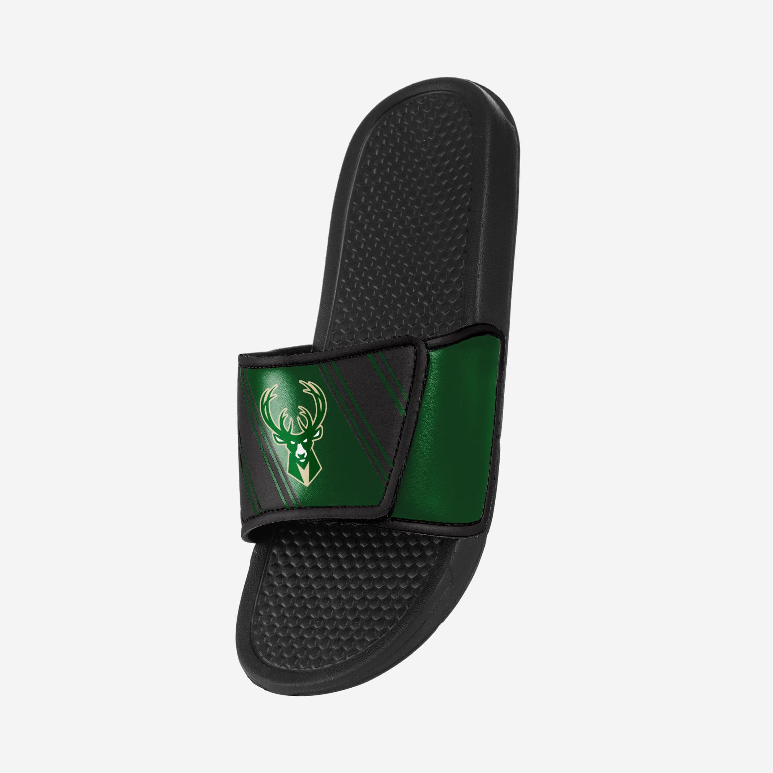 Milwaukee Bucks Unbeatable Legacy Velcro Sport Slides