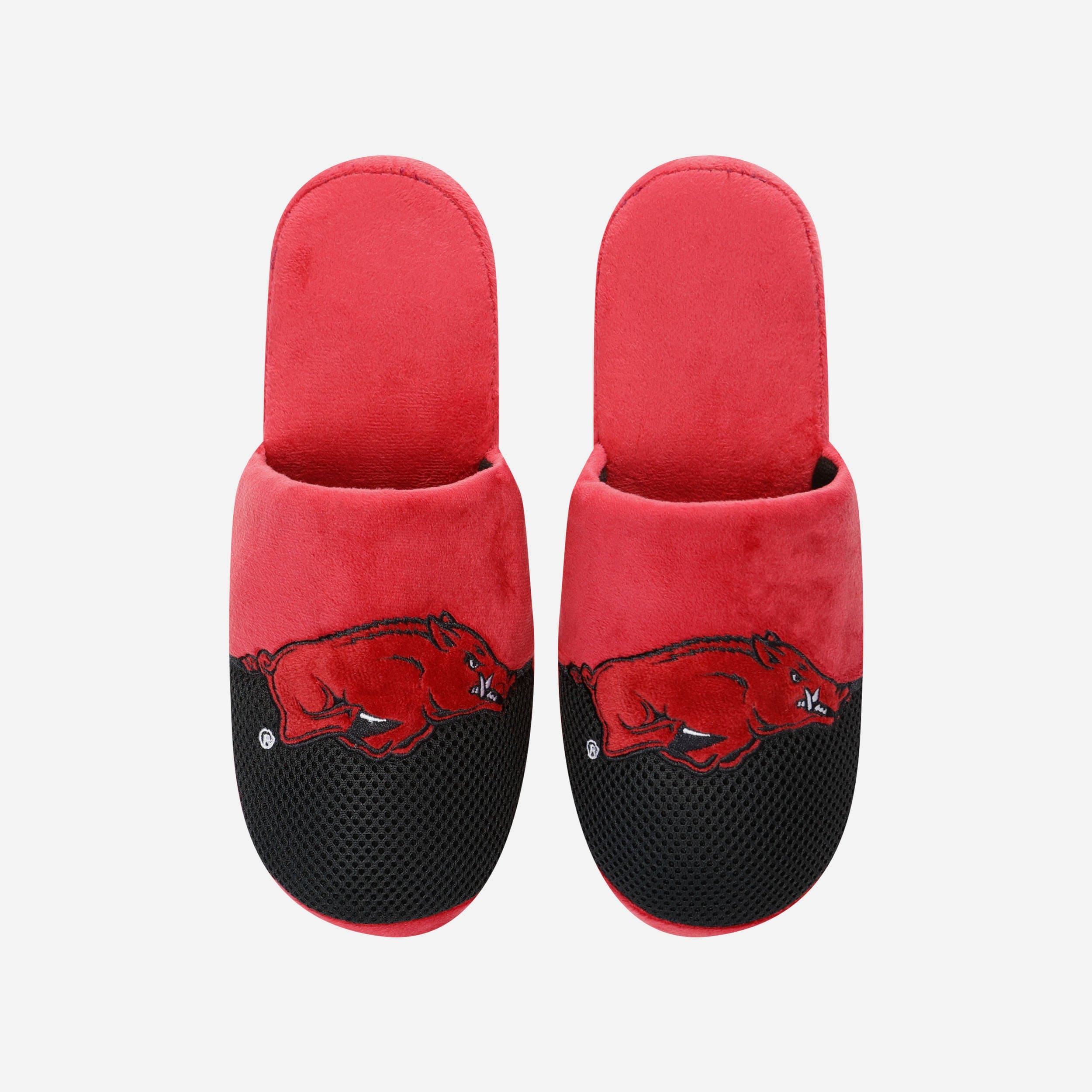 Arkansas Razorbacks Team Logo Luxury Staycation Slippers
