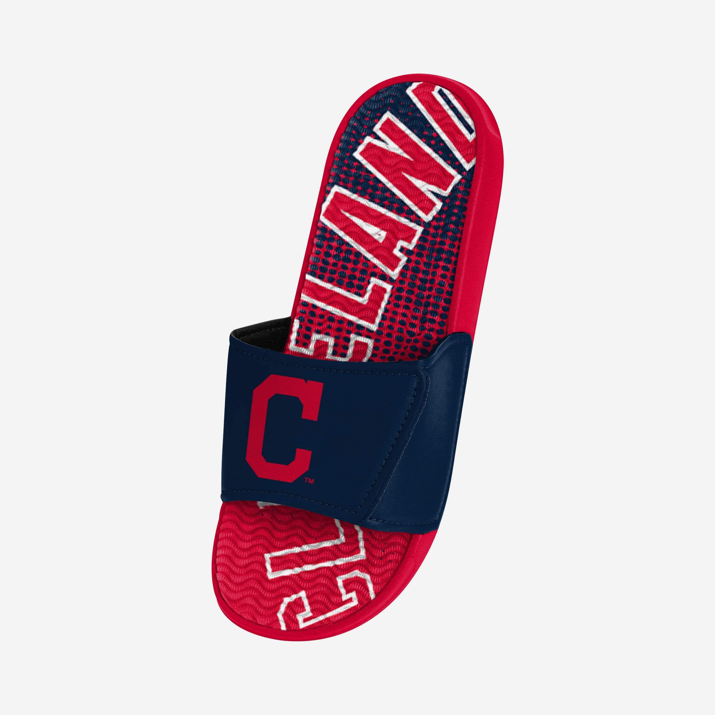 Cleveland Guardians Gradient Wordmark Gel Slides: Ultimate Comfort & Team Spirit