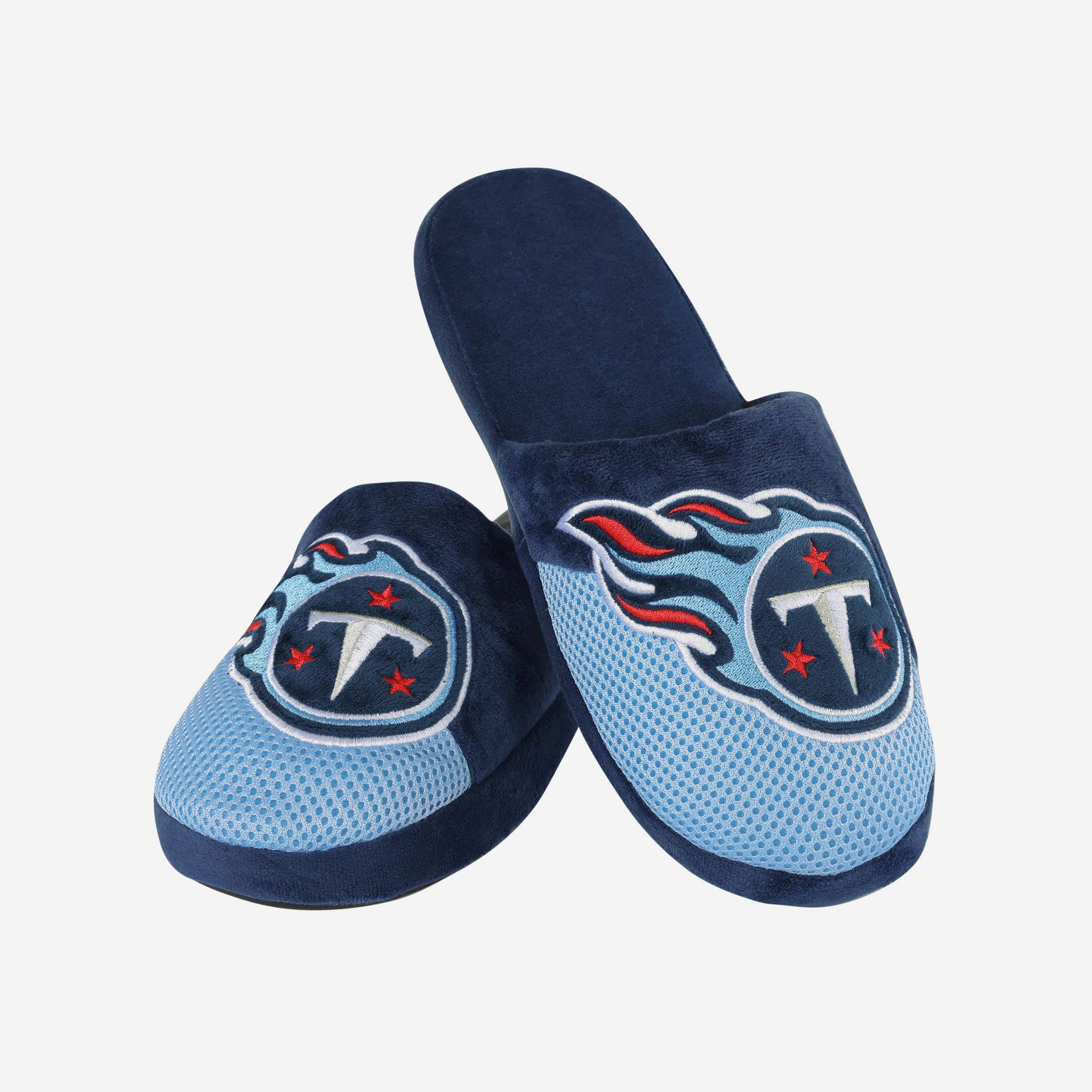 Tennessee Titans Team Logo Luxury Staycation Slippers