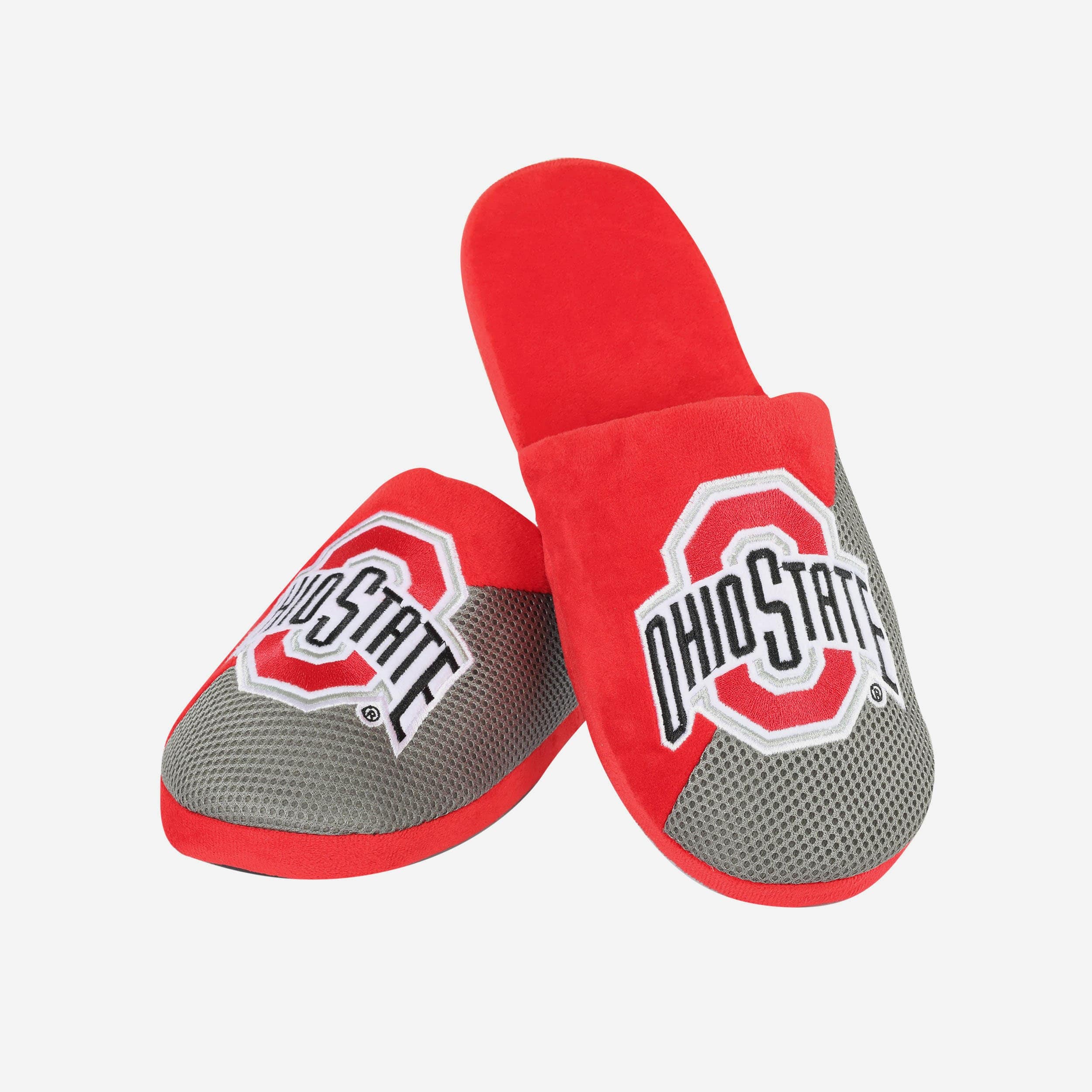 Ohio State Buckeyes Team Logo Luxury Staycation Slippers