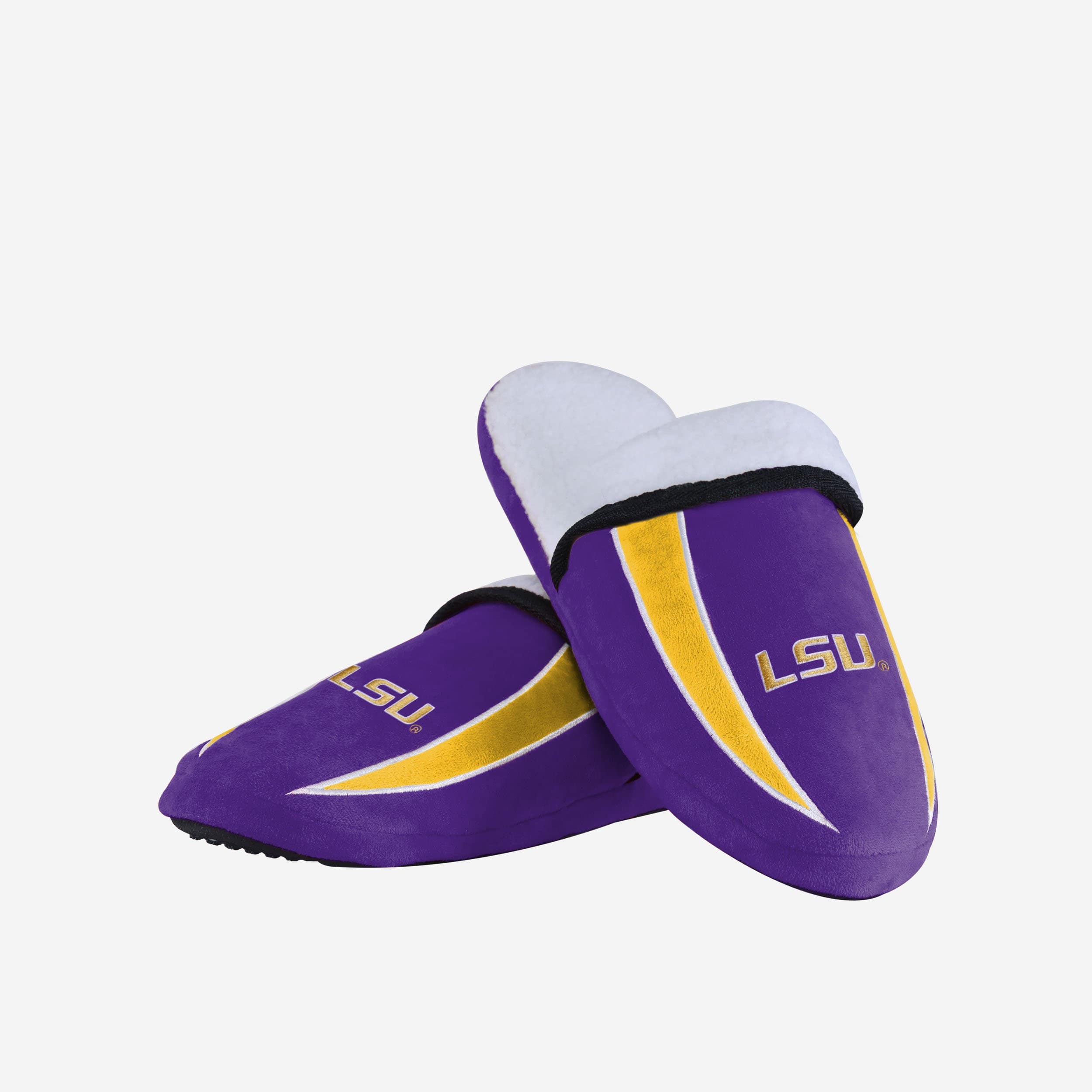LSU Tigers Cozy Sherpa Slide Slippers - Men's Fan Favorite