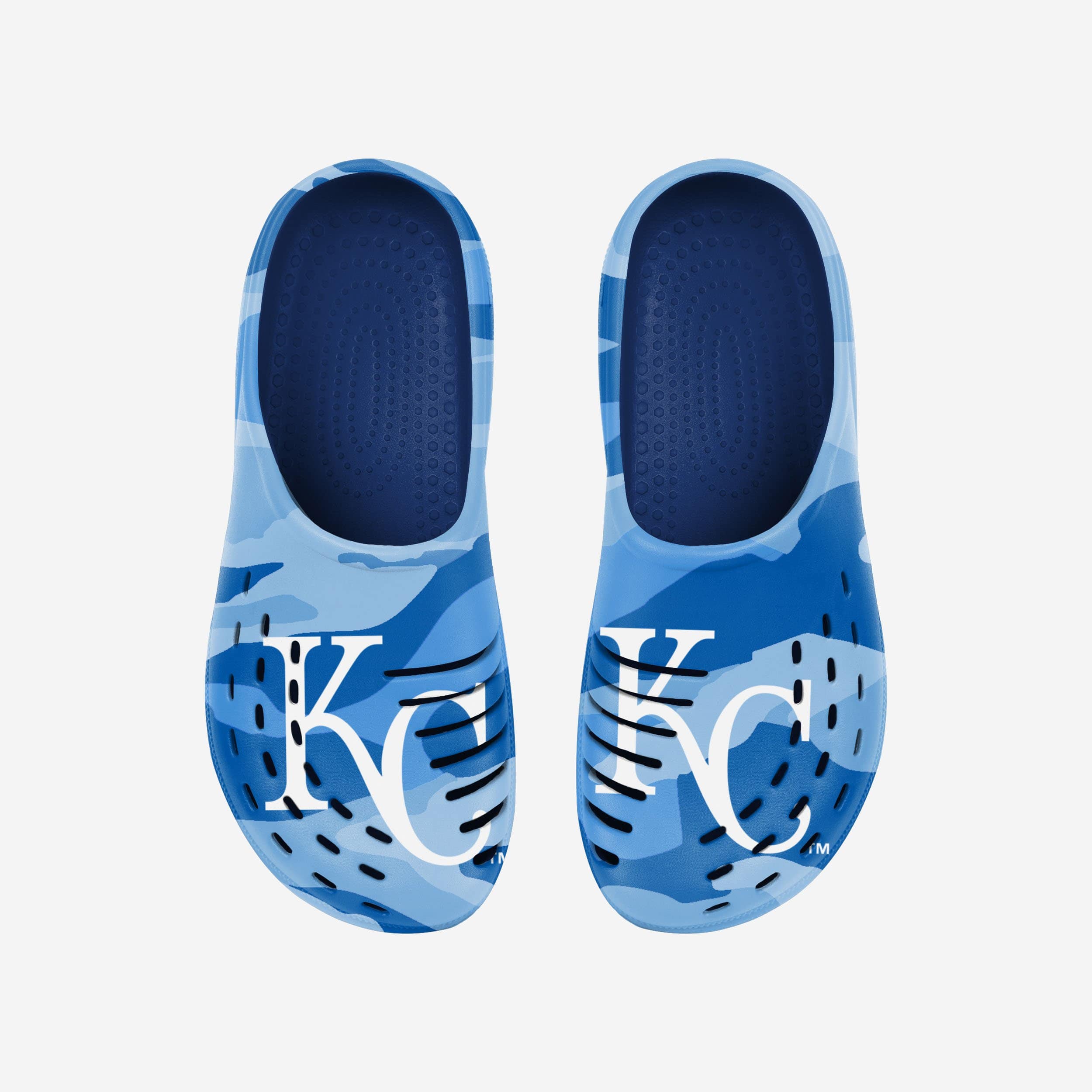 Kansas City Royals Tonal Camo Clogs - Show Your Fandom!