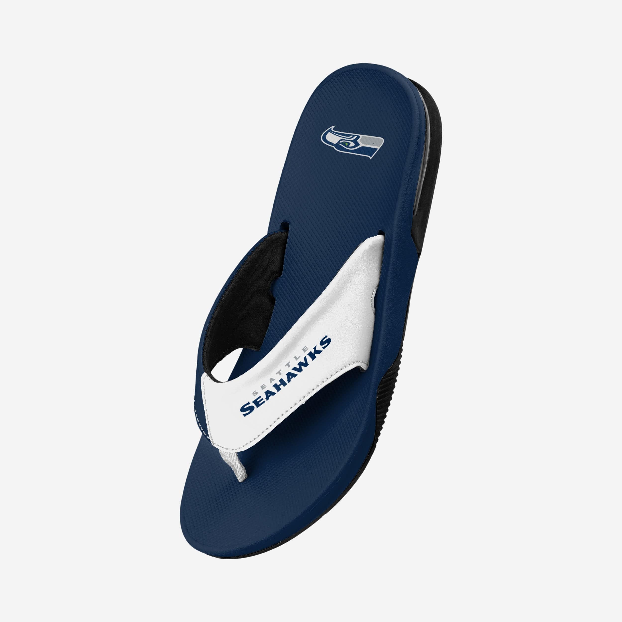 Seattle Seahawks Team Color Contour Flip Flops - Must - Have for Fans!