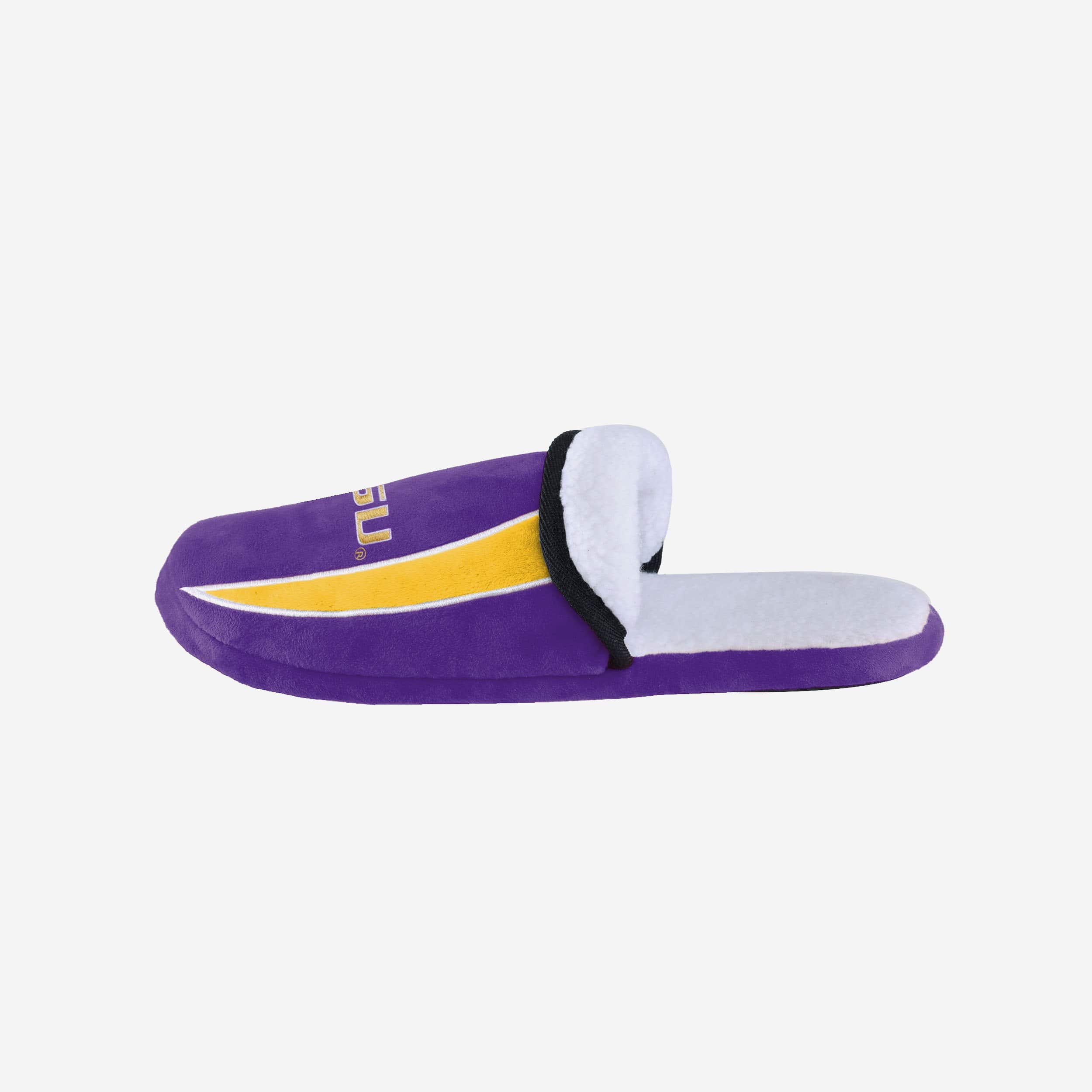 LSU Tigers Cozy Sherpa Slide Slippers - Men's Fan Favorite