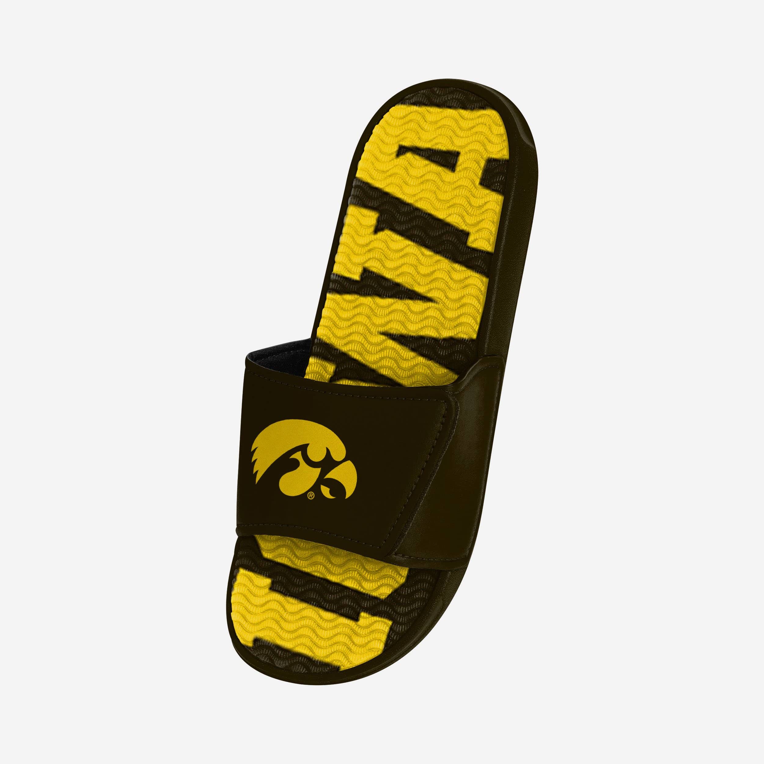 Iowa Hawkeyes Gradient Wordmark Gel Slides - Comfort and Team Spirit!