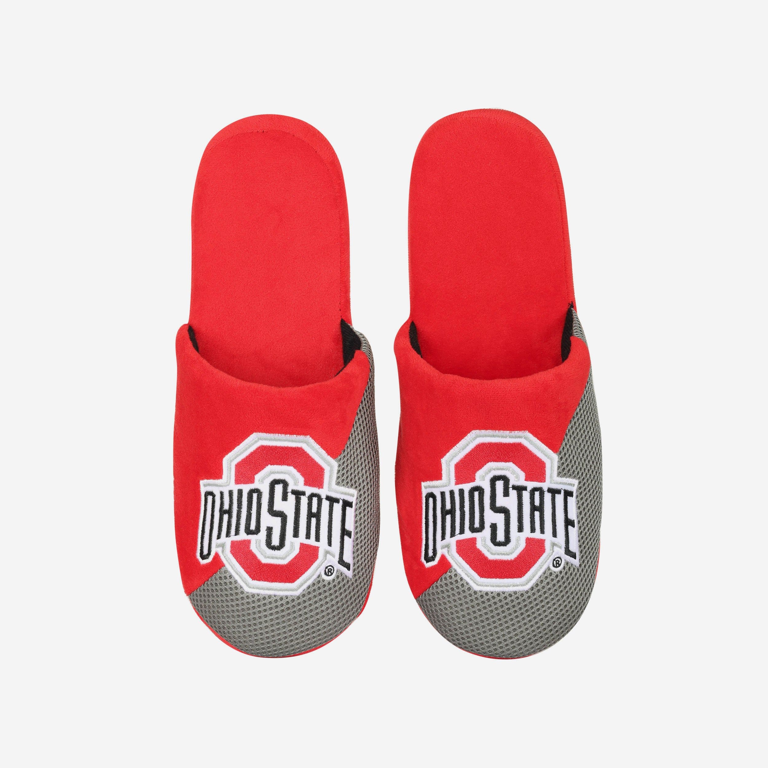 Ohio State Buckeyes Team Logo Luxury Staycation Slippers