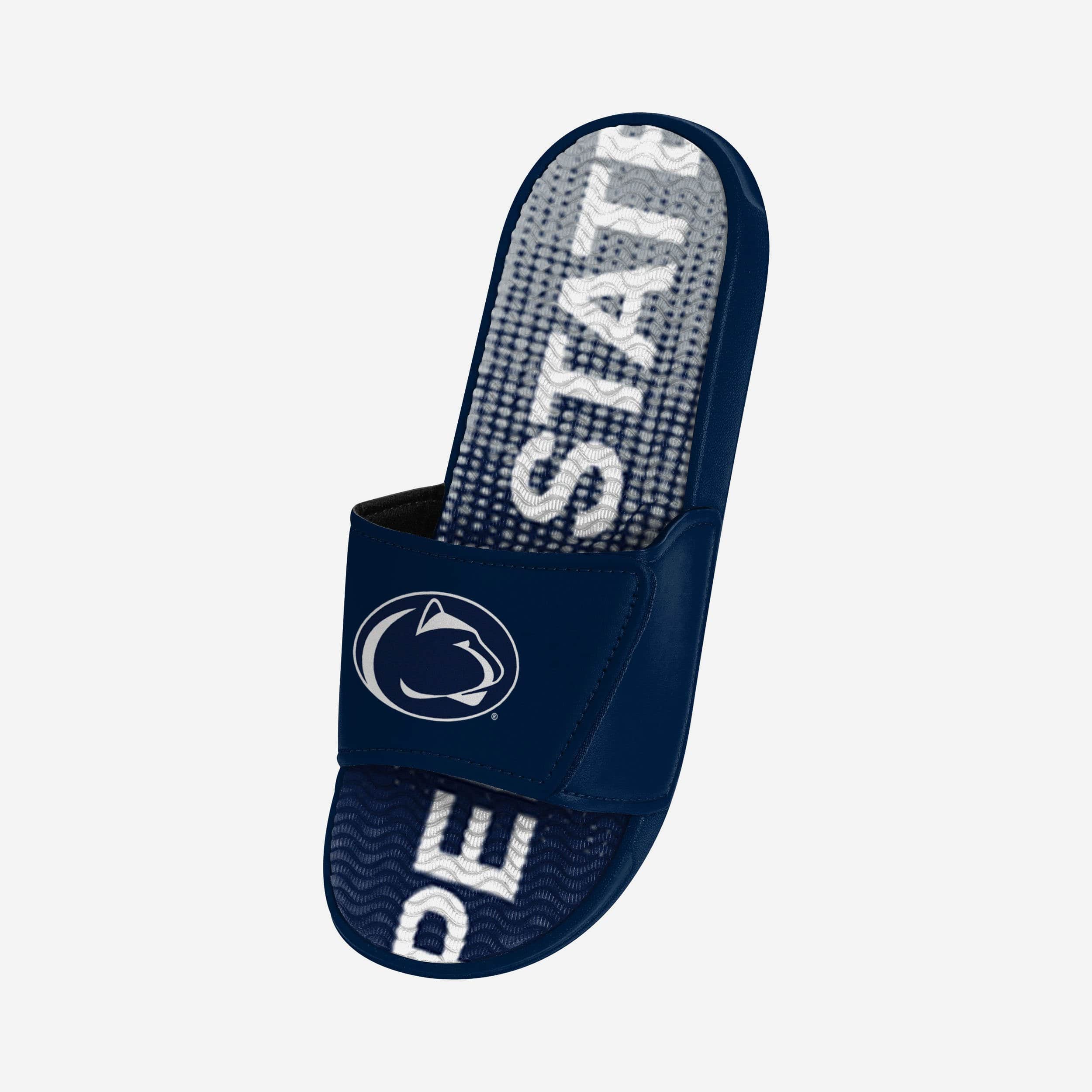 Penn State Nittany Lions Gradient Wordmark Gel Slides - Comfort and Team Spirit!