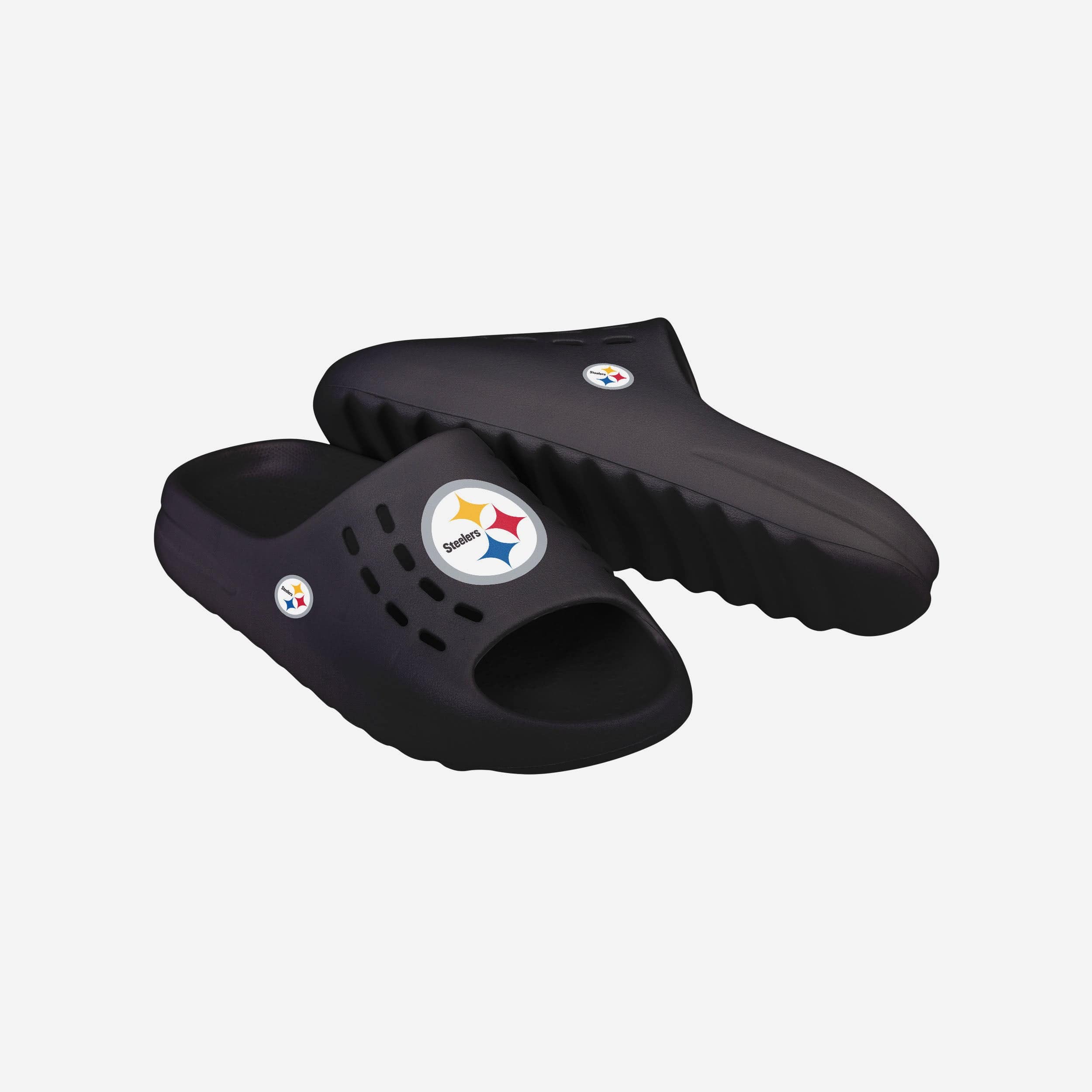 Pittsburgh Steelers Big Logo Chunky Slides - Show Your Team Spirit!