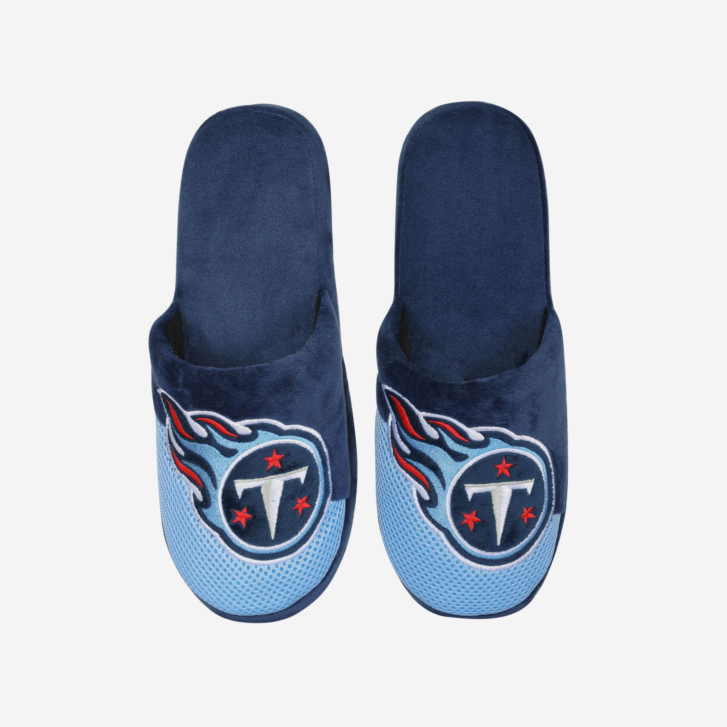 Tennessee Titans Team Logo Luxury Staycation Slippers