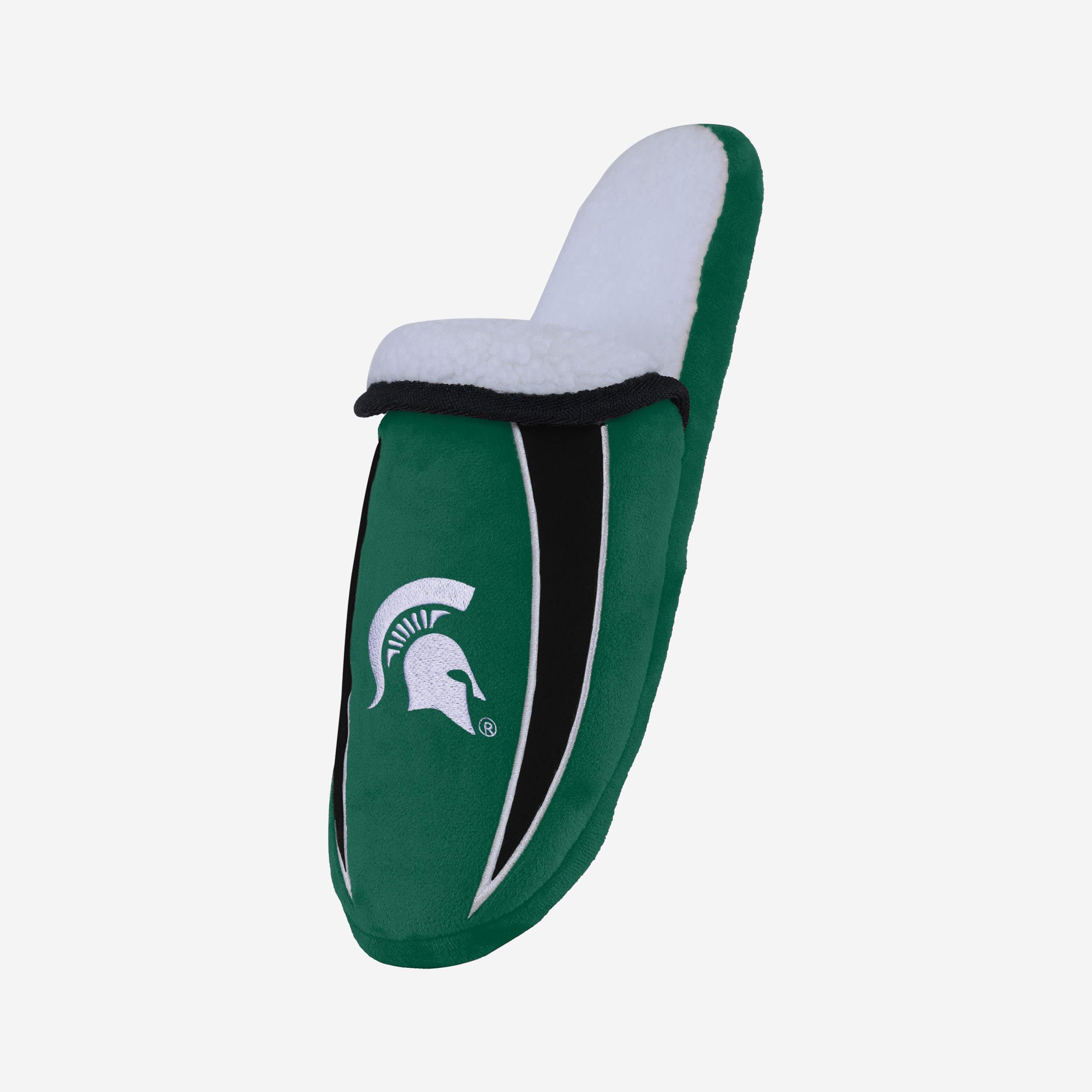 Michigan State Spartans Ultra - Comfort Sherpa Slide Slippers